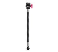 NovelGoal Perche à selfie, rallonge réglable en fibre de carbone, extension légère invisible pour caméra d'action (E17D2)
