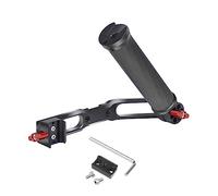 NovelGoal Support en L en fibre de carbone avec support pliable pour sabot froid compatible avec DJI Ronin RS2 RSC2 Mini stabilisateur de cardan (avec 1 support de rail)