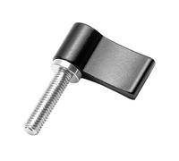 NovelGoal Vis ¨¤ Main r¨¦glable CNC M4 M5 M6 vis de Verrouillage serr¨¦e pour Appareil Photo Reflex Num¨¦Rique, Tige de Rail de 15 mm, Accessoires de Mise au Point (M5 x 20 mm, Noir)