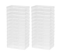 novelinks boîte Photo 4 "x 6" boîte de rangement photo - boîte de gestion de photos boîte de rangement photo - paquet de 24 (transparent)