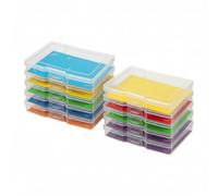 novelinks Lot de 10 boîtes de rangement transparentes pour photos 10,2 x 15,2 cm