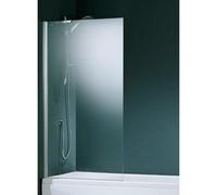 Novellini Aurora Pare-baignoire 1 volet 75x150cm Profilé Chrome mat et Paroi en Verre transparent aurora575-1b