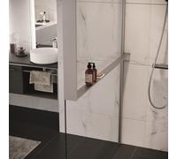 Novellini Kuadra profil p/plafond fixation. tablette droite blanc mat r80kufrisofd-u