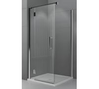 Novellini Modus G drzwi prysznicowe 150 cm lewe chrom/szkło przezroczyste MODUSGF150LS-1K