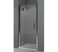 Novellini Modus G drzwi prysznicowe 75 cm wnękowe lewe chrom/szkło przezroczyste MODUSG75S-1K