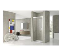 Novellini Rose S porte pliante 96/102x200cm chrome/satiné ROSES964K