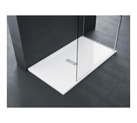 Novellini ultra flat Bac de douche Rectangulaire 140x80x12cm Pieds et Siphon inclus Acrylique Blanc mat CU140801179