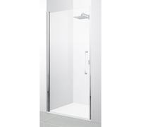 Novellini Young 2.0 1B porte pivotante pour niche 77/81x200cm chrome/satiné y21b77-4k