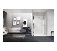 Novellini Young 2.0 Porte de douche - 77-81cm - noir satiné y22p77-4h