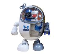 NoveltiesSautomatic Dancing Toy - Barrières de danse de dessins animés, animaux mécaniques | avec gadgets sensoriels de lumière Panda interactifs, nouveautés de chant électrique intelligent pour