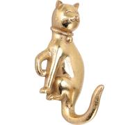 Novelty Animal Cat Clothes Hook Punch Free Resin Decorative Paste Coat Hook Back Door Key Holder NX0202B Cat