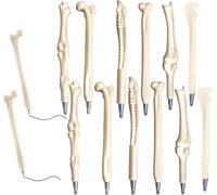 Novelty Bone Design Ballpiont Ballpoint Pen Ink Blue Black For Doctor Nurse Friends Students Artists Gift School Office Stationery 12 Pieces