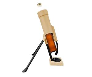 Novelty Bottle Opener, Hands-Free Push Down Beer Cap Opener, Easy Beer Bottle Opening Tool for Kitchen, Home Bar, Party, Holiday Gathering, Man Cave, Dad & Husband