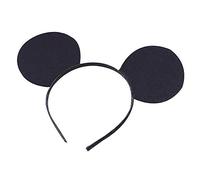 Novelty-MD104 Bristol Novelty MD104 Serre-tête avec Oreilles de Souris, Unisex Adult, Noir, taille unique