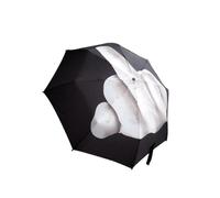 Novelty Middle Finger Design Black Umbrella Cool Fashions Impact Umbrella Fold Best Gift