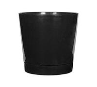 Novelty Root & Vessel Pot cylindrique Rond, Noir, 30,5 cm