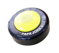 Novelty Talking Button - 3 inch Push Button Gag, Random Voice Jokes Generator Toy Birthday Father's Day Christmas | Funny Gift for Dad, Stocking Stuffer Idea, Family Gathering Entertainment