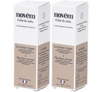 NOVEM Eclat de Noix La Crème Visage - Recharge Pour Peau 2x50 ml