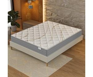 NOVEMBER- Matelas Essem 180x200cm - 25cm- Technologie Hybrid: Ressorts ensachés + Mousse HDensité - Soutien Tonique & indépendance de Couchage - Label SANITIZED(Anti bactérien/acarien)