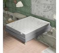 NOVEMBER - Matelas Galice 140 x 200cm - 25cm - Hybrid:Ressorts ensachés+Mousse Mémoire de Forme -Soutien Tonique & indépendance de Couchage - Label SANITIZED(Anti bactérien/acarien)