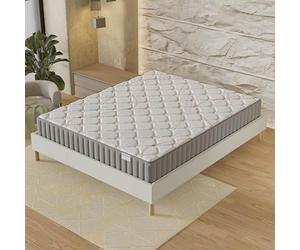 NOVEMBER Matelas Sirius 90 x 190 cm- Épaisseur 22cm- Latex Naturel & Accueil Confort 400g/m2 (Anti-Points de Pression)- Soutien Tonique Ferme & Enveloppant