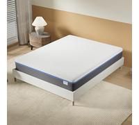 NOVEMBER- Matelas YPSILON « Souple » 90x200cm- Technologie Hybride: Latex Naturel & Mémoire de Forme- Épaisseur 28cm- Soutien Enveloppant Effet Nuage- Label sanitized(Anti bactérien/acarien)