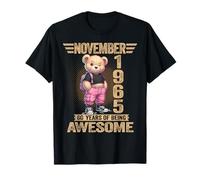 Novembre 1965 Ours en Peluche pour 60e Anniversaire 60 Ans T-Shirt