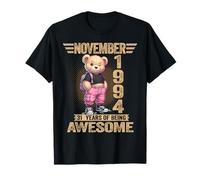 Novembre 1994 31e Anniversaire 31 Ans Ours en Peluche Being Awesome T-Shirt