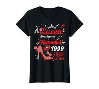 Novembre 1999 Anniversaire This Queen Was Born in November 1999 T-Shirt