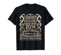 Novembre 2014-11 Ans Anniversaire Cadeau Vintage 2014 T-Shirt