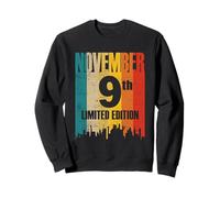 Novembre 9 Édition Limitée r Retro Vintage Anniversaire Sweatshirt