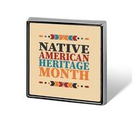 Novembre est le Mois du patrimoine amérindien : épinglettes, badges carrés, épinglettes émaillées, décorations de fête