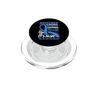 Novembre est Le Mois National de la Sensibilisation au diabète Lutte Contre Le diabète PopSockets PopGrip pour MagSafe