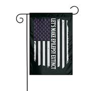 Novembre est le mois national de sensibilisation à l'épilepsie Drapeau de jardin Décoration parfaite Cour 12x18 pouces Décoration extérieure double face Décoration de fête Bannière de décoration de fe