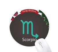novembre octobre scorpio constellation schéma tapis de souris en caoutchouc de sapin de noël