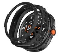NovemFoal Armor Bezel Ensemble bague et coque compatibles avec Samsung Galaxy Watch 8 Classic, accessoires de protection en TPU (noir)