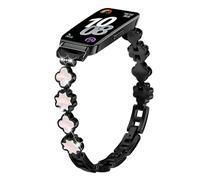 NovemFoal Bracelet compatible avec Xiaomi Smart Band 10/9/8 - Bracelet élégant en métal réglable pour femmes et filles, taille unique, Acier allié, Pas de gemme