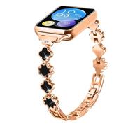 NovemFoal Bracelet compatible avec Xiaomi Smart Band 9 Pro/Band 8 Pro, bracelet élégant en métal réglable pour femmes et filles, taille unique, Acier allié, Pas de gemme