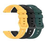 NovemFoal Bracelet de rechange de 16 mm compatible avec Radley Series 21/Sekonda Connect Smart Watch 40 mm, bracelet de sport souple en silicone de qualité supérieure de 16 mm, One Size, Silicone, Pas