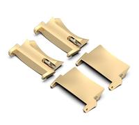 NovemFoal Lot de 2 paires de connecteurs de bracelet en métal compatibles avec Oppo Watch X2/Oneplus Watch 3, accessoires de bracelet en acier inoxydable