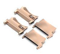 NovemFoal Lot de 2 paires de connecteurs de bracelet en métal compatibles avec Oppo Watch X2/Oneplus Watch 3, accessoires de bracelet en acier inoxydable