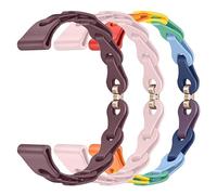 NovemFoal Lot de 3 bracelets de montre pour RADLEY Series 21 - Bracelet de rechange en silicone souple confortable pour femme et fille, taille unique, Silicone, Pas de gemme