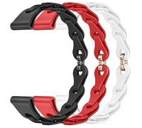 NovemFoal Lot de 3 bracelets de montre pour RADLEY Series 21 - Bracelet de rechange en silicone souple confortable pour femme et fille, taille unique, Silicone, Pas de gemme