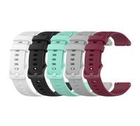 NovemFoal Lot de 5 bracelets de rechange compatibles avec SHANG Wing L2/Sanorum CS5/Amzhero D26, doux, respirant et durable, lot de 5 bracelets de montre de sport en silicone, One Size, Silicone, Pas
