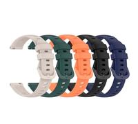 NovemFoal Lot de 5 bracelets de rechange en silicone de qualité supérieure compatibles avec montre connectée Sekonda Connect 40 mm/Radley Series 21, bracelet de sport souple de 16 mm, taille unique