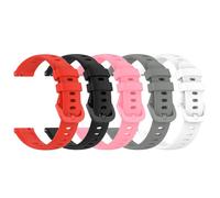 NovemFoal Lot de 5 bracelets de rechange en silicone de qualité supérieure compatibles avec montre connectée Sekonda Connect 40 mm/Radley Series 21, bracelet de sport souple de 16 mm, taille unique