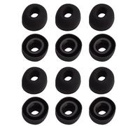 NovemFoal Lot de 6 paires d'embouts de rechange en silicone compatibles avec Xiaomi Redmi Buds 6 Pro, coussinets pour Redmi Buds 5 Pro/4Pro, S/M/L (noir, M)