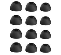 NovemFoal Lot de 6 paires d'embouts en silicone souple compatibles avec Soundcore by Anker P31i (noir)