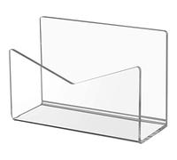 Novent 2 Porte-Lettres en Acrylique - Porte-courrier en Acrylique | Petit trieur Bureau en Acrylique, séparateur d'argent Transparent pour enveloppe trésorerie, Support