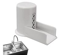 Novent Couvercle de fente d'air pour lave-vaisselle, kit universel de bouchons d'aération en silicone, extension de trop-plein, couvercle de ventilation résistant à la rouille avec rampe pour évier de